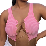 Chain Me Up Top (Pink)