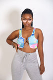 Chain Me Up Top (Tie Dye Blue)