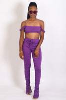 Bossy Vibes 2pc Set (Purple)